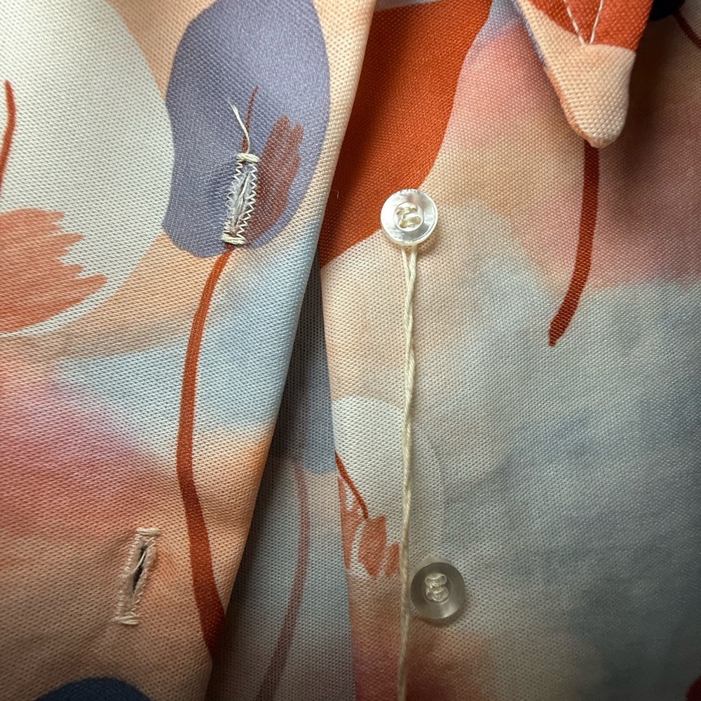 70s vintage dagger collar blouse/ queens casuals blouse with tags! - Picture 7 of 9